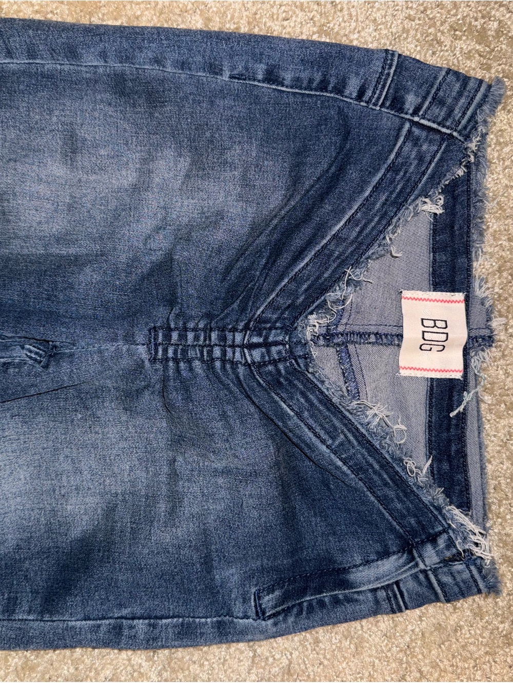 BDJ RUCHED LOW RISE JEANS - Picture 2 of 3